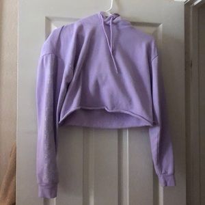 cropped hoodie